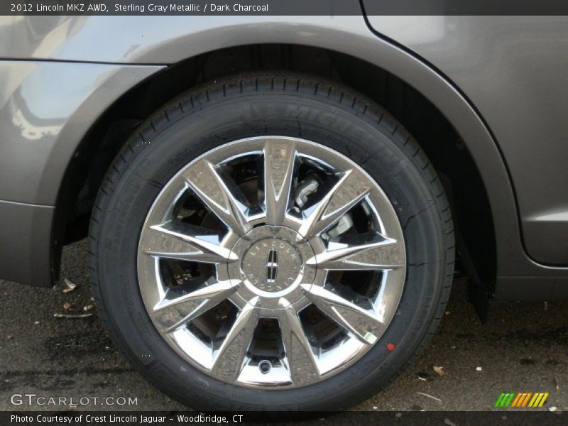 Sterling Gray Metallic / Dark Charcoal 2012 Lincoln MKZ AWD