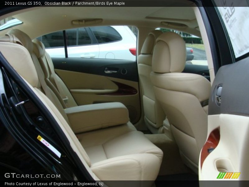 Obsidian Black / Parchment/Birds Eye Maple 2011 Lexus GS 350