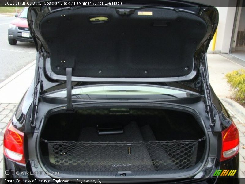 Obsidian Black / Parchment/Birds Eye Maple 2011 Lexus GS 350