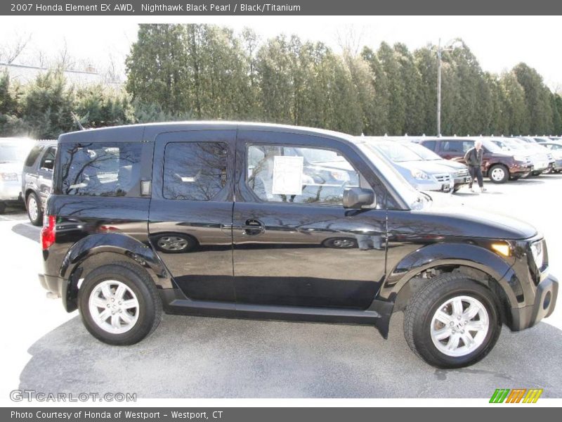 Nighthawk Black Pearl / Black/Titanium 2007 Honda Element EX AWD