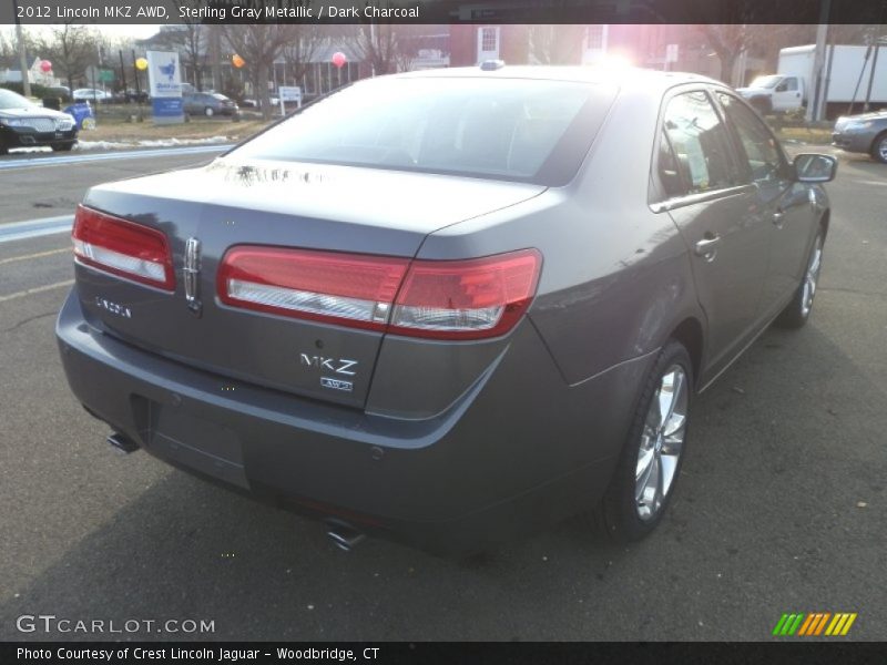 Sterling Gray Metallic / Dark Charcoal 2012 Lincoln MKZ AWD