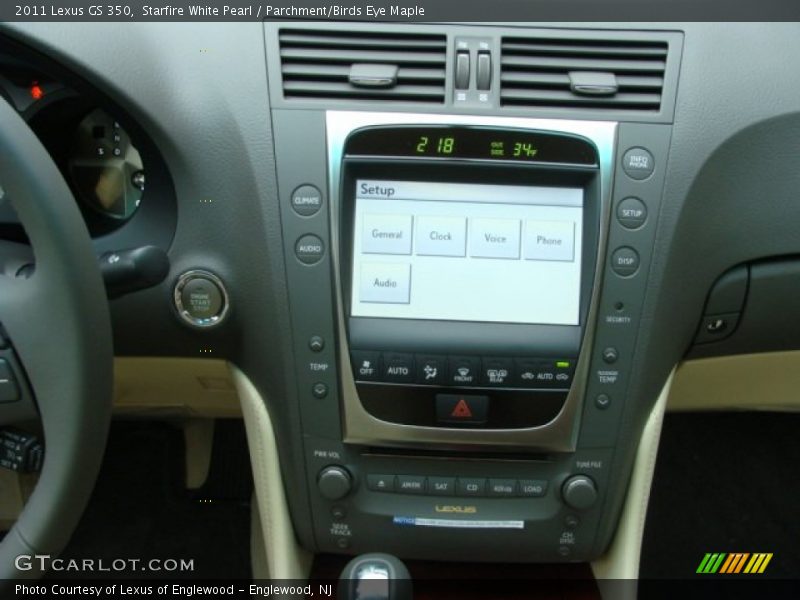Starfire White Pearl / Parchment/Birds Eye Maple 2011 Lexus GS 350
