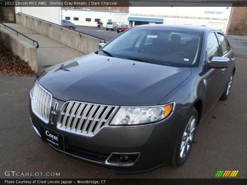 Sterling Gray Metallic / Dark Charcoal 2012 Lincoln MKZ AWD