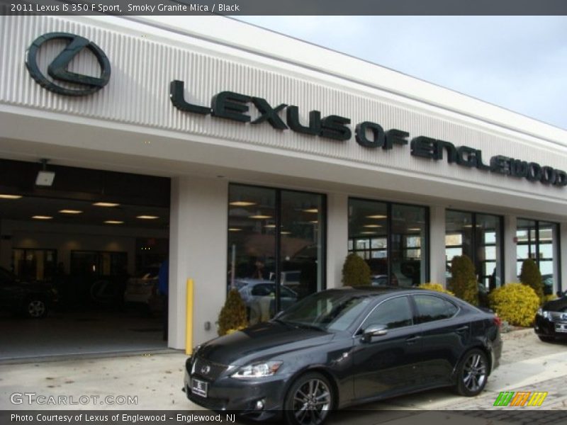 Smoky Granite Mica / Black 2011 Lexus IS 350 F Sport
