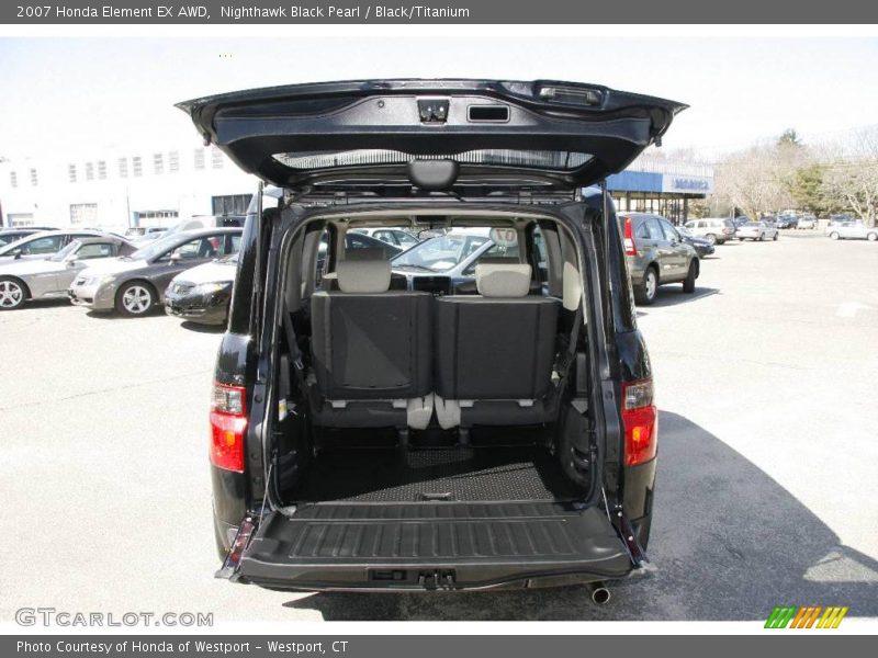 Nighthawk Black Pearl / Black/Titanium 2007 Honda Element EX AWD
