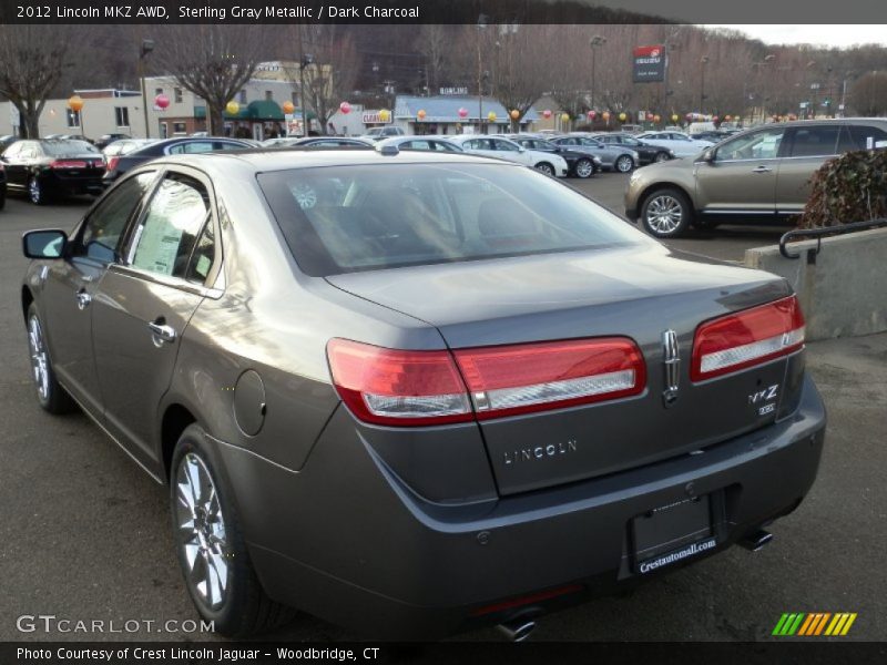 Sterling Gray Metallic / Dark Charcoal 2012 Lincoln MKZ AWD