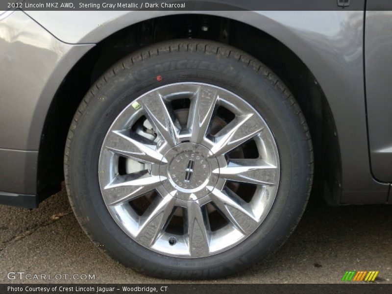 Sterling Gray Metallic / Dark Charcoal 2012 Lincoln MKZ AWD