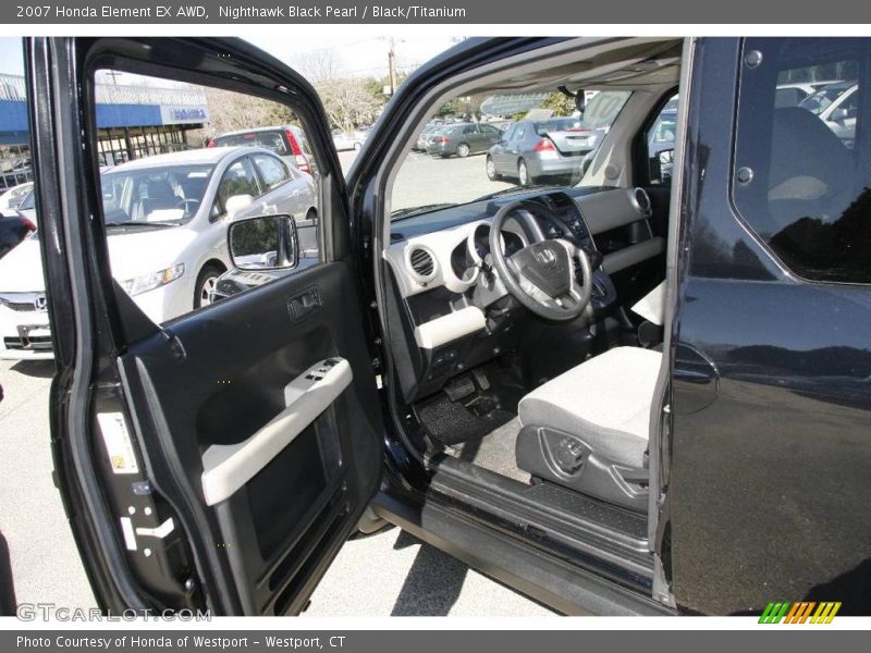 Nighthawk Black Pearl / Black/Titanium 2007 Honda Element EX AWD