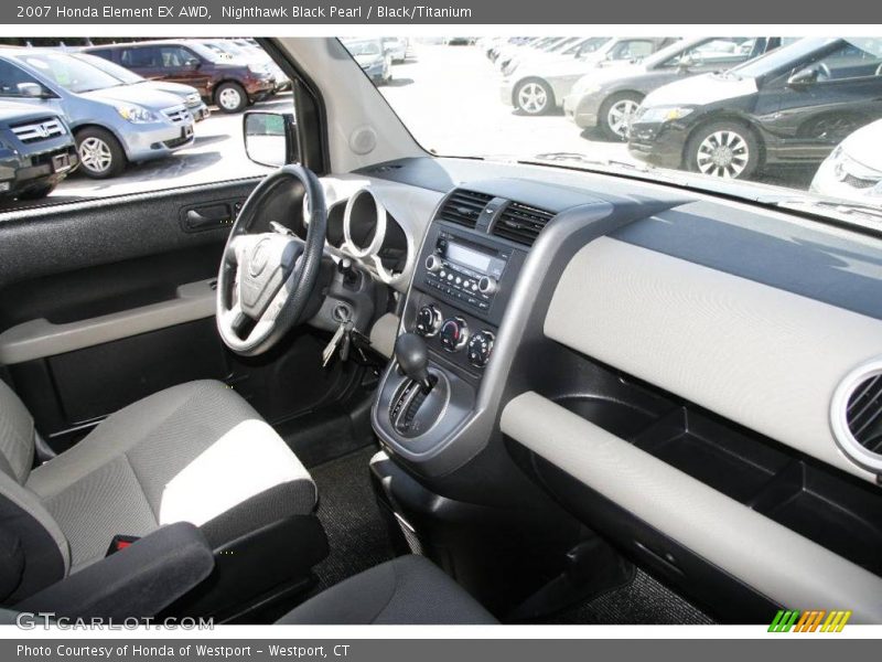 Nighthawk Black Pearl / Black/Titanium 2007 Honda Element EX AWD