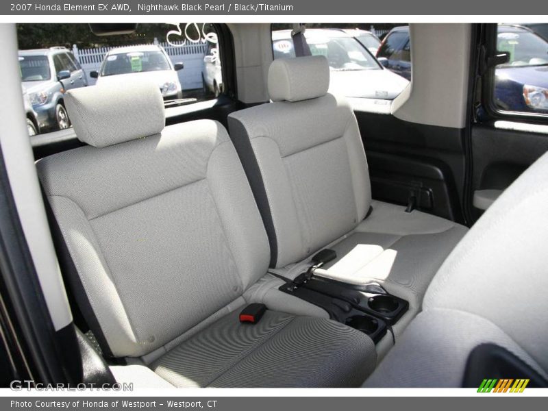 Nighthawk Black Pearl / Black/Titanium 2007 Honda Element EX AWD