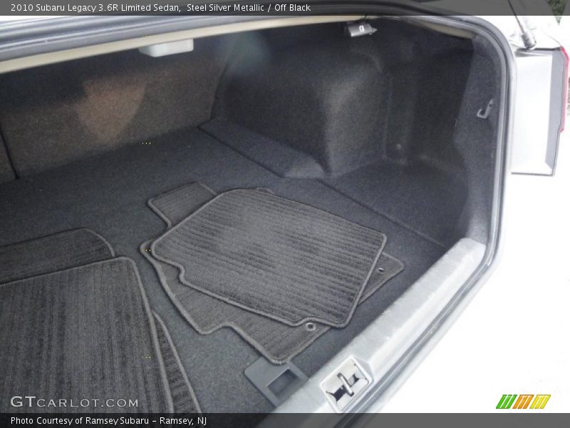 Steel Silver Metallic / Off Black 2010 Subaru Legacy 3.6R Limited Sedan