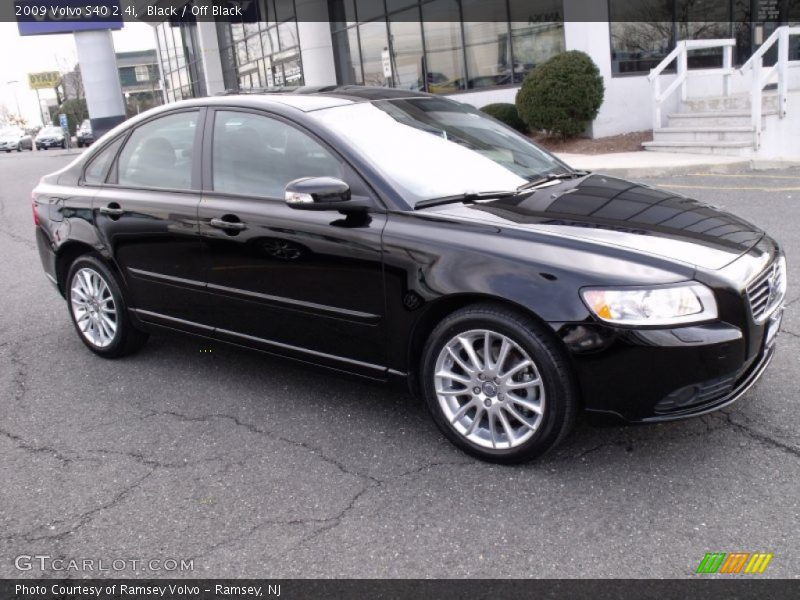 Black / Off Black 2009 Volvo S40 2.4i