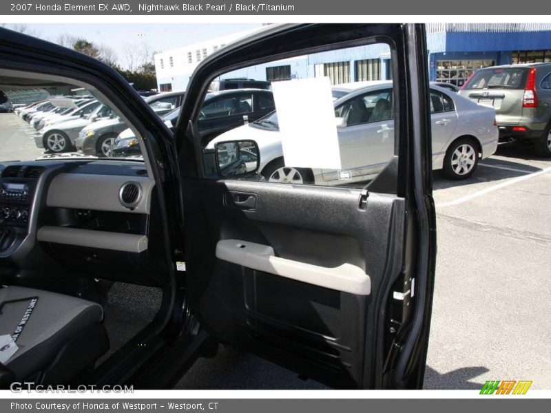 Nighthawk Black Pearl / Black/Titanium 2007 Honda Element EX AWD