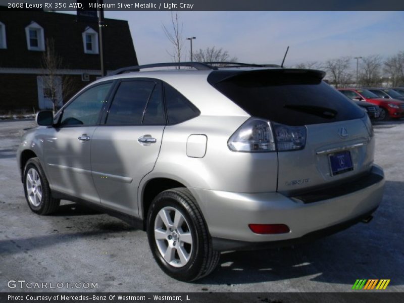 Millenium Silver Metallic / Light Gray 2008 Lexus RX 350 AWD