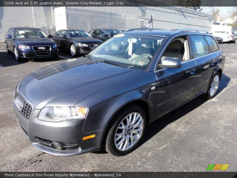 Dolphin Grey Metallic / Light Gray 2008 Audi A4 2.0T quattro Avant