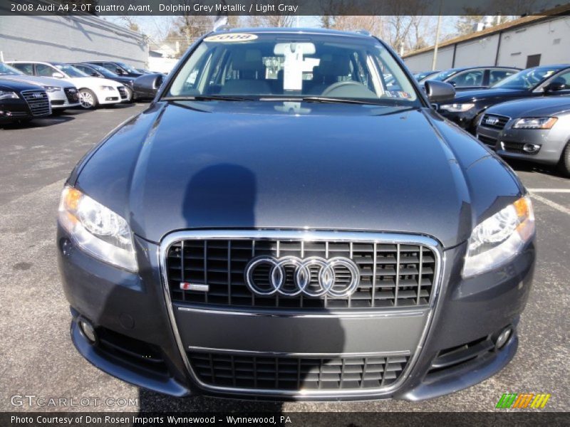 Dolphin Grey Metallic / Light Gray 2008 Audi A4 2.0T quattro Avant