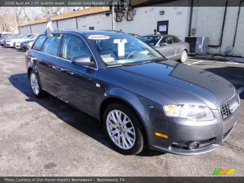 Dolphin Grey Metallic / Light Gray 2008 Audi A4 2.0T quattro Avant