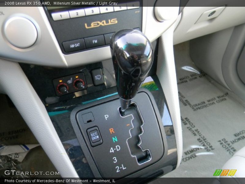 Millenium Silver Metallic / Light Gray 2008 Lexus RX 350 AWD