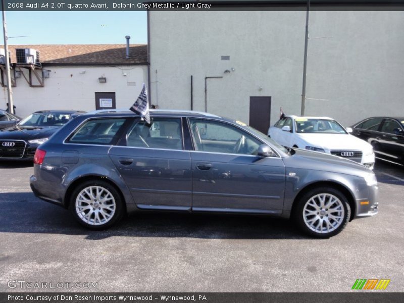 Dolphin Grey Metallic / Light Gray 2008 Audi A4 2.0T quattro Avant