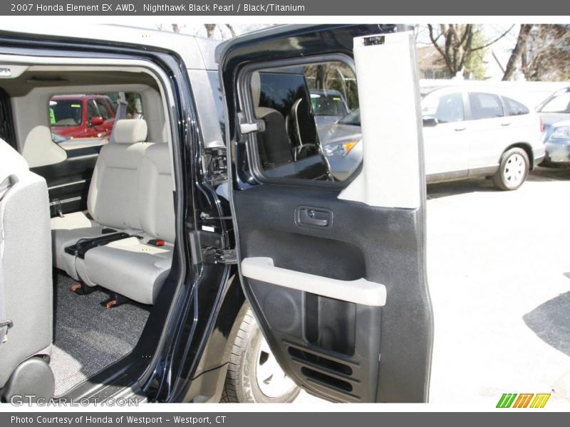 Nighthawk Black Pearl / Black/Titanium 2007 Honda Element EX AWD