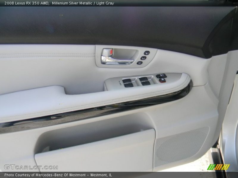 Millenium Silver Metallic / Light Gray 2008 Lexus RX 350 AWD