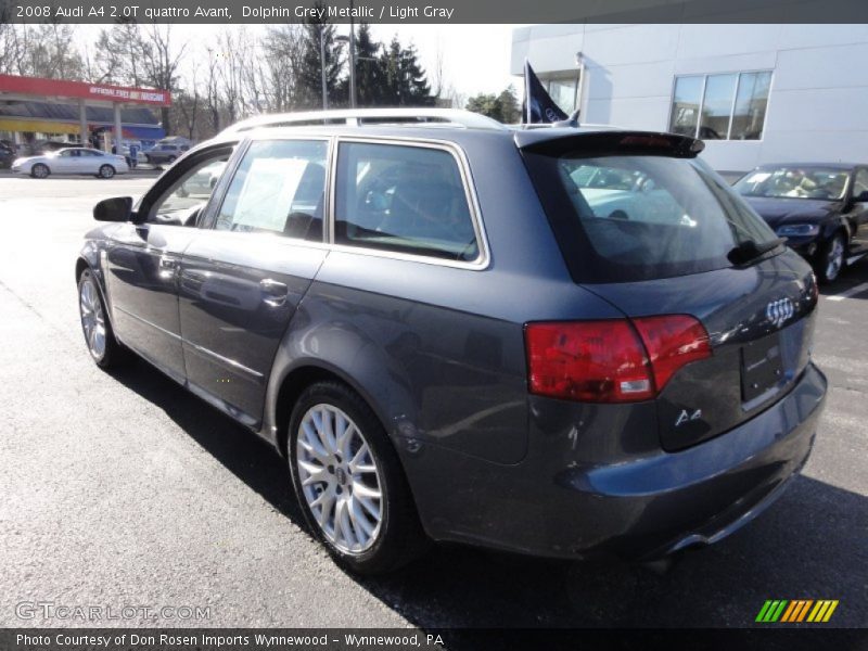Dolphin Grey Metallic / Light Gray 2008 Audi A4 2.0T quattro Avant