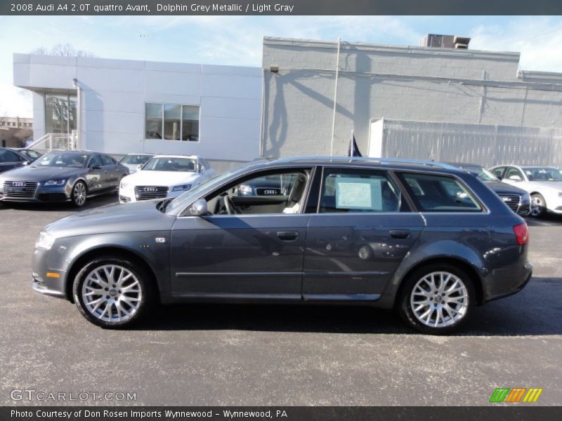 Dolphin Grey Metallic / Light Gray 2008 Audi A4 2.0T quattro Avant
