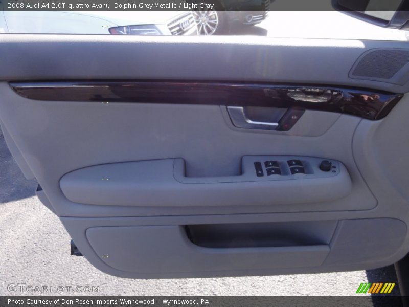 Dolphin Grey Metallic / Light Gray 2008 Audi A4 2.0T quattro Avant