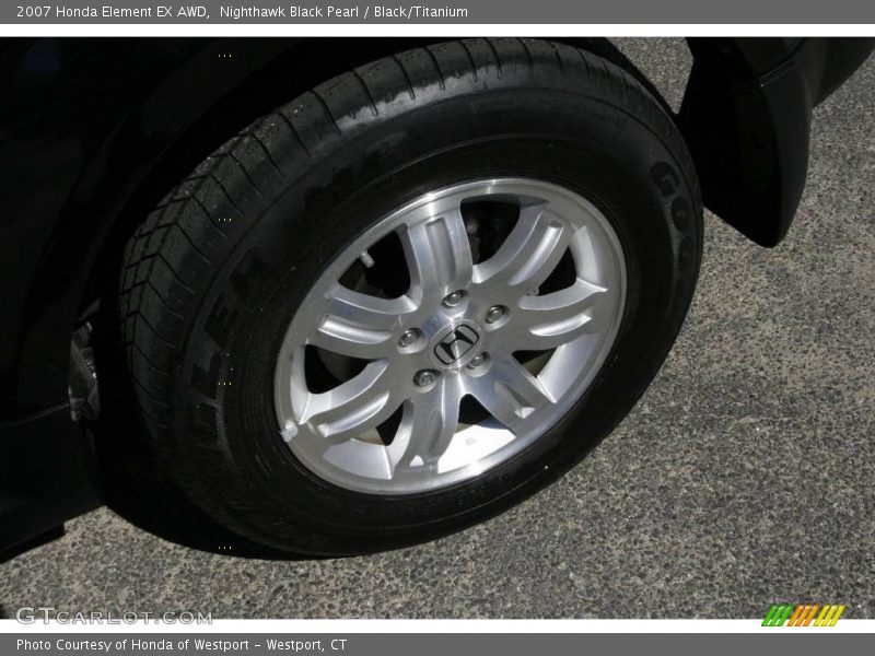 Nighthawk Black Pearl / Black/Titanium 2007 Honda Element EX AWD