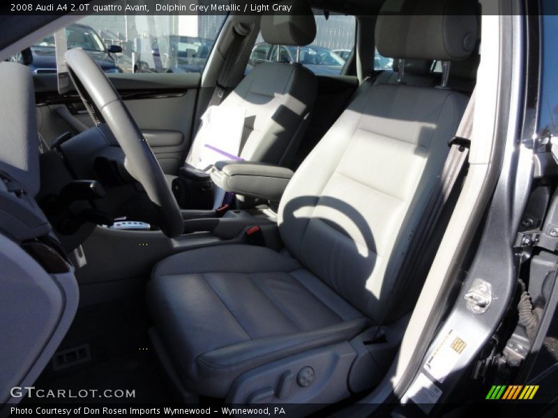 Dolphin Grey Metallic / Light Gray 2008 Audi A4 2.0T quattro Avant