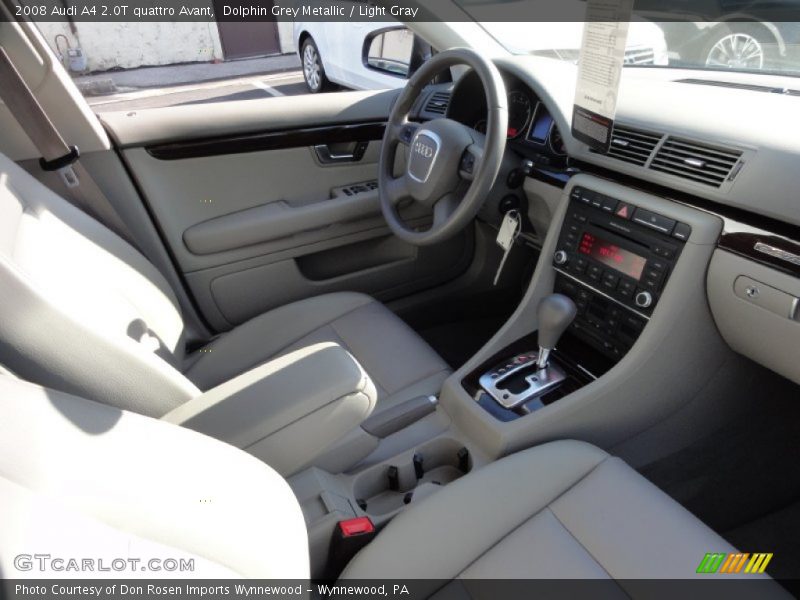 Dolphin Grey Metallic / Light Gray 2008 Audi A4 2.0T quattro Avant