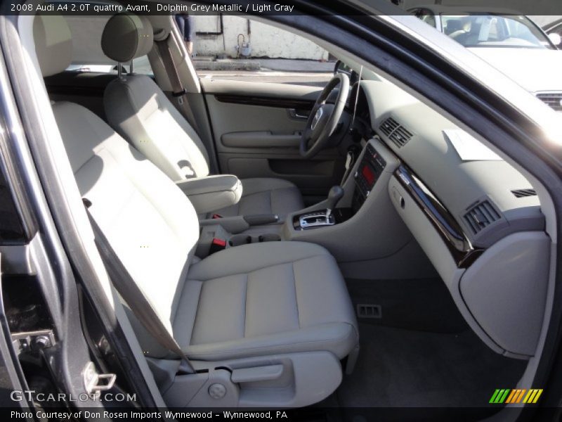 Dolphin Grey Metallic / Light Gray 2008 Audi A4 2.0T quattro Avant