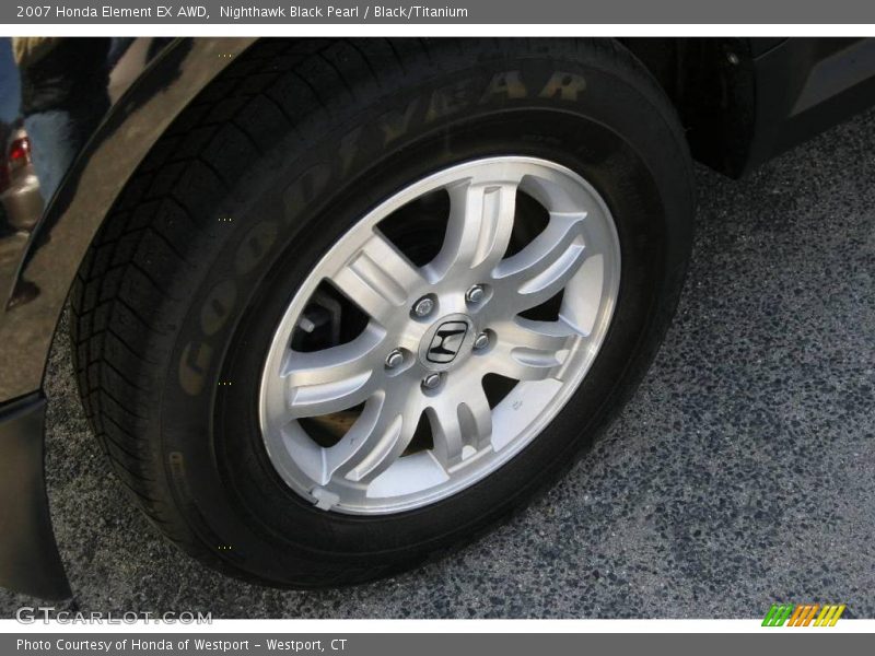 Nighthawk Black Pearl / Black/Titanium 2007 Honda Element EX AWD