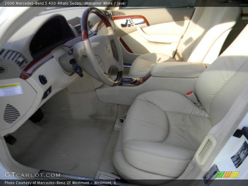 Alabaster White / Java 2006 Mercedes-Benz S 430 4Matic Sedan