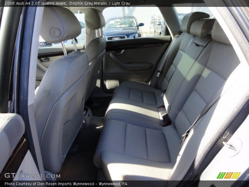 Dolphin Grey Metallic / Light Gray 2008 Audi A4 2.0T quattro Avant