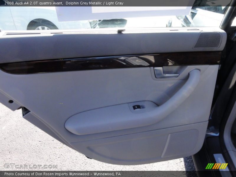 Dolphin Grey Metallic / Light Gray 2008 Audi A4 2.0T quattro Avant