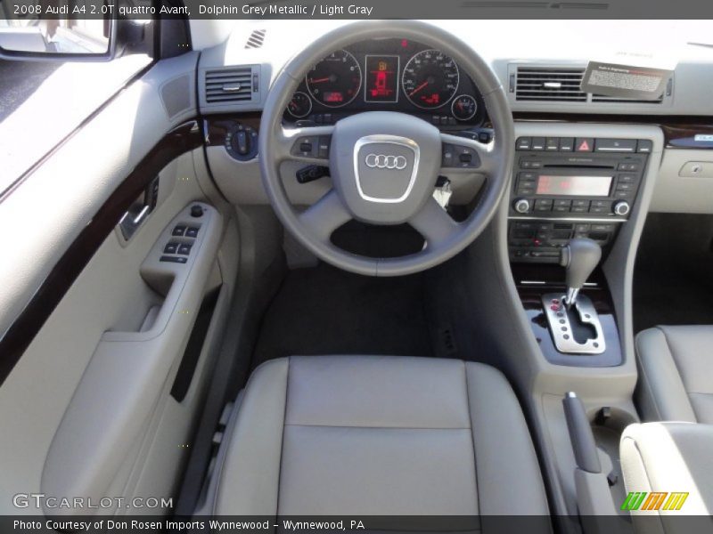Dolphin Grey Metallic / Light Gray 2008 Audi A4 2.0T quattro Avant