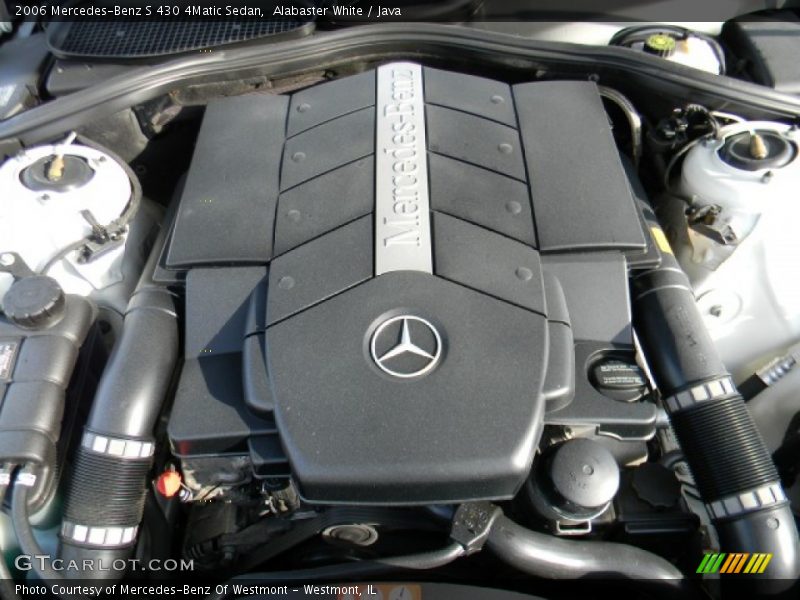 Alabaster White / Java 2006 Mercedes-Benz S 430 4Matic Sedan