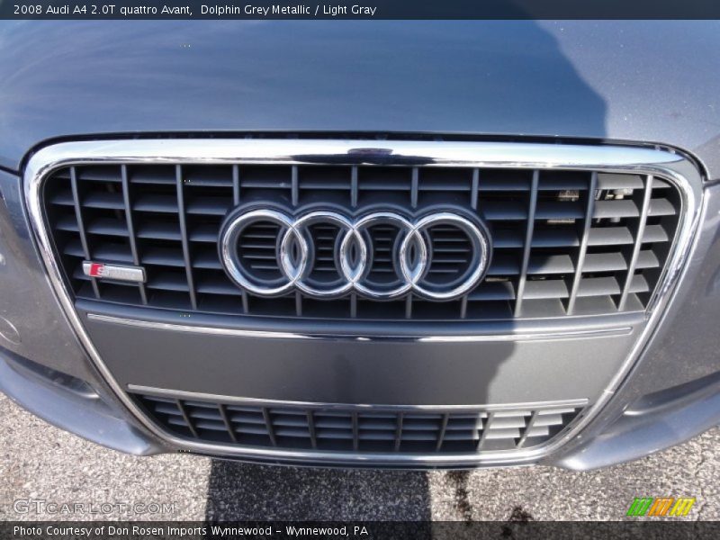 Dolphin Grey Metallic / Light Gray 2008 Audi A4 2.0T quattro Avant