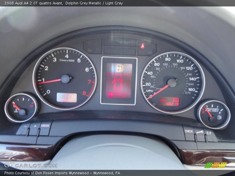  2008 A4 2.0T quattro Avant 2.0T quattro Avant Gauges