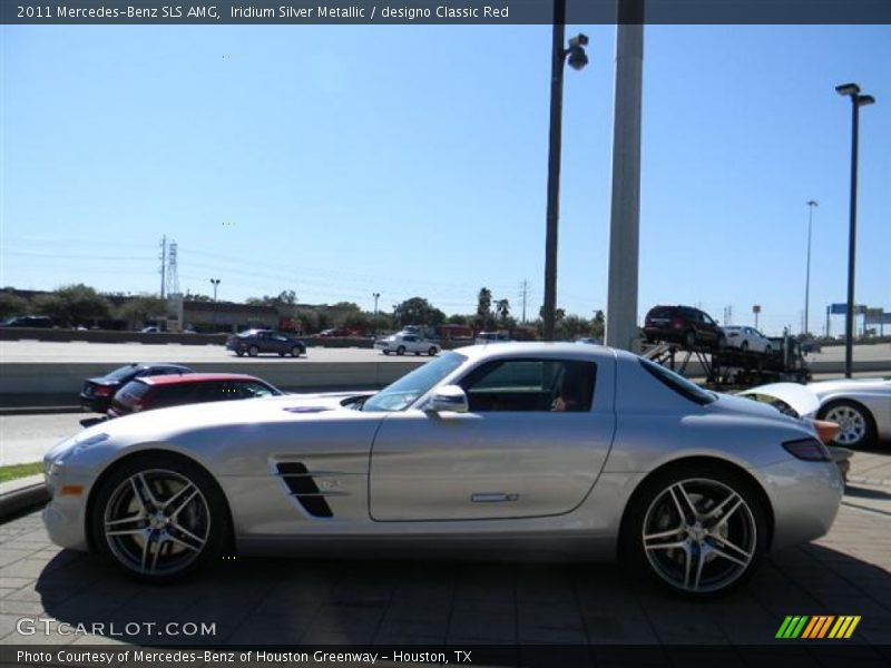 Iridium Silver Metallic / designo Classic Red 2011 Mercedes-Benz SLS AMG