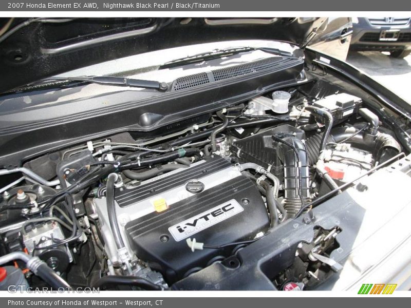 Nighthawk Black Pearl / Black/Titanium 2007 Honda Element EX AWD