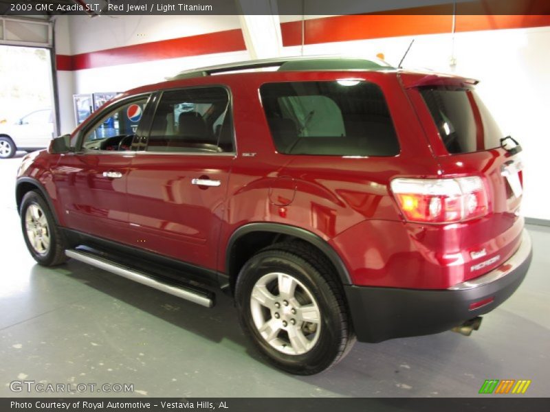 Red Jewel / Light Titanium 2009 GMC Acadia SLT