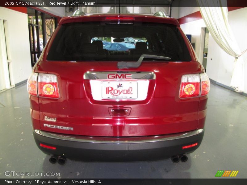 Red Jewel / Light Titanium 2009 GMC Acadia SLT