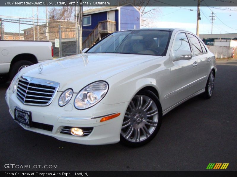 Arctic White / Cashmere 2007 Mercedes-Benz E 350 Sedan