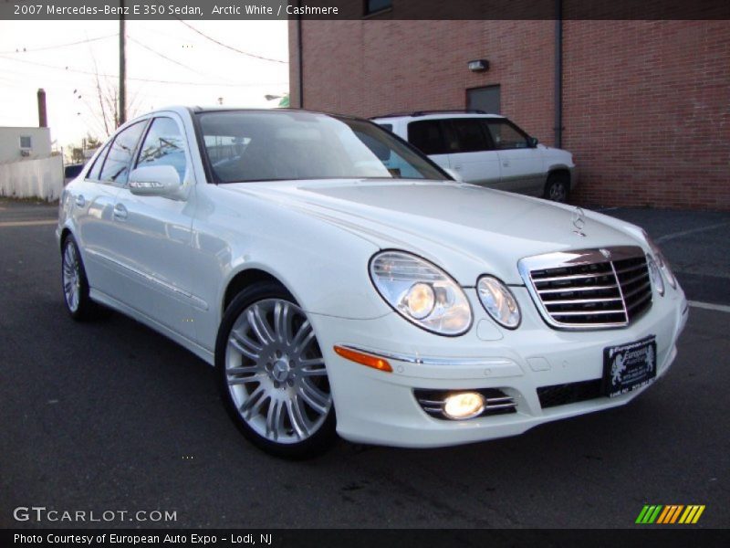 Arctic White / Cashmere 2007 Mercedes-Benz E 350 Sedan