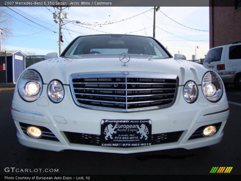 Arctic White / Cashmere 2007 Mercedes-Benz E 350 Sedan