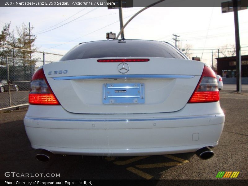 Arctic White / Cashmere 2007 Mercedes-Benz E 350 Sedan
