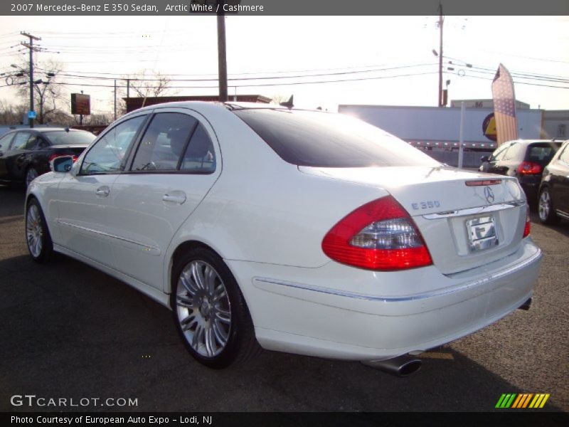 Arctic White / Cashmere 2007 Mercedes-Benz E 350 Sedan
