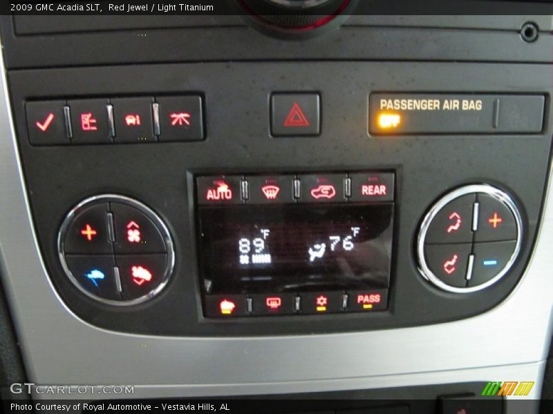 Red Jewel / Light Titanium 2009 GMC Acadia SLT